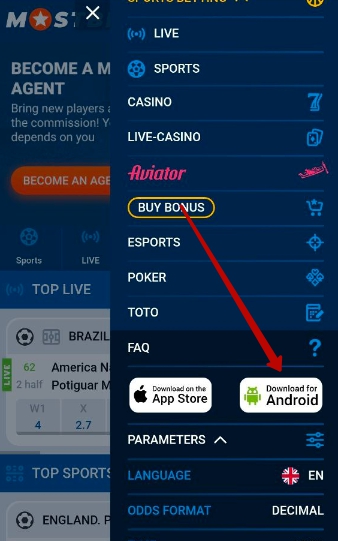 Mostbet download for Android